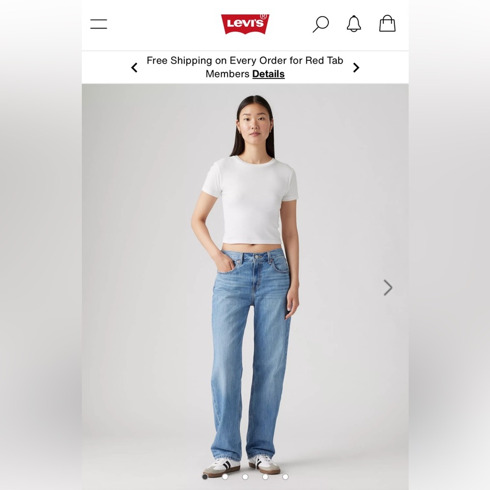 NWT Levi’s Low Pro Jeans Light Wash